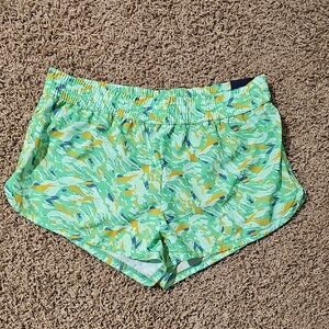 NWT DSG Mid Rise Stride Run Short Large Elastic Waist Built-in Brief Running